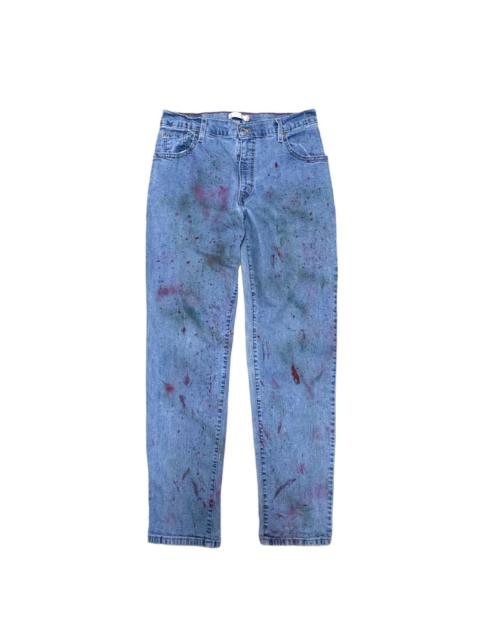 Levis 550 Relaxed Tapered Paint Splatter