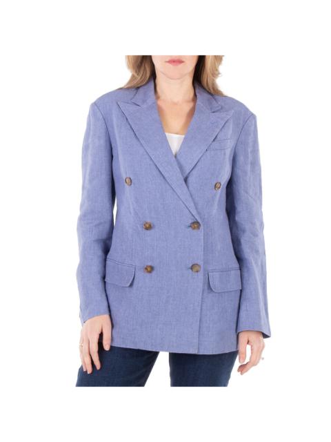 Other Designers Polo Ralph Lauren Delave Double-Breasted Linen Blazer