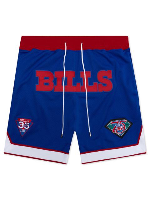 Just Don JUST DON NFL THROWBACK SHORTS - BUFFALO BILLS