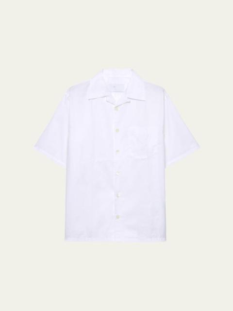 Prada Men's Cotton Bowling Shirt