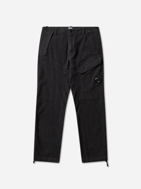 C.P. Company Men's Moleskin Cargo Pants Black