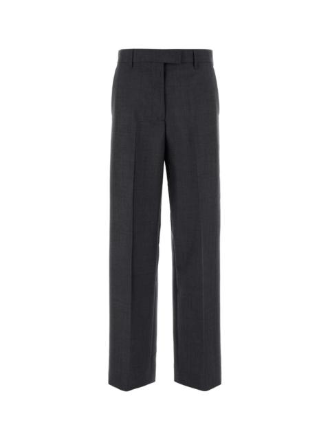 Miu Miu Miu Miu Women Charcoal Mohair Blend Pant