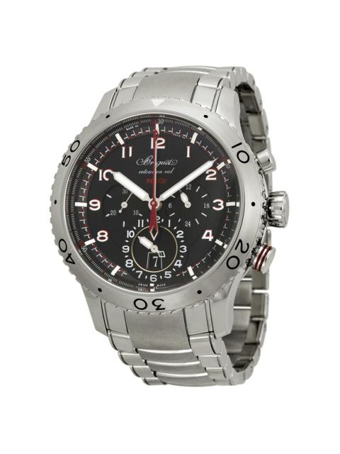 Breguet Chronograph XXII Black Dial Stainless Steel Men's Watch 3880ST/H2/SX0