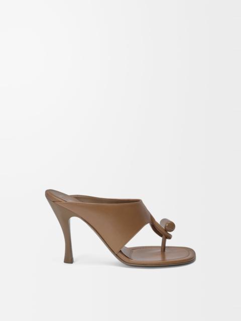 Loewe Toggle sandal in shiny smooth calfskin
