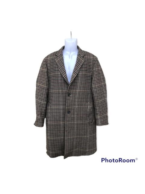 Other Designers Journal Standard - Hamilton Lamswool Gingham Pattern Long Coat