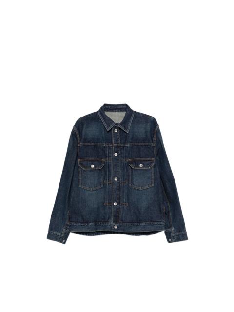 sacai Sacai Blue Jackets - Denim Jackets Men