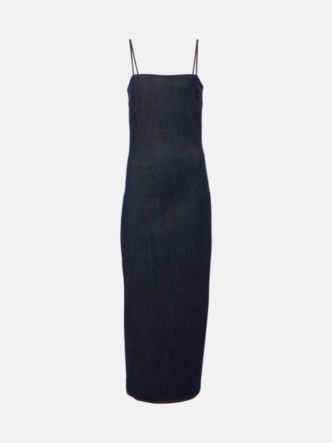 Alaïa Denim midi dress