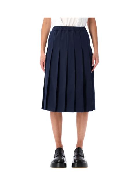 Comme des Garçons GIRL Comme Des Garçons Girl Navy Pleated Midi Skirt