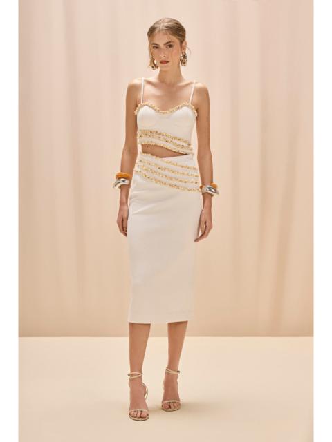 PatBO JADE KNIT MIDI SKIRT