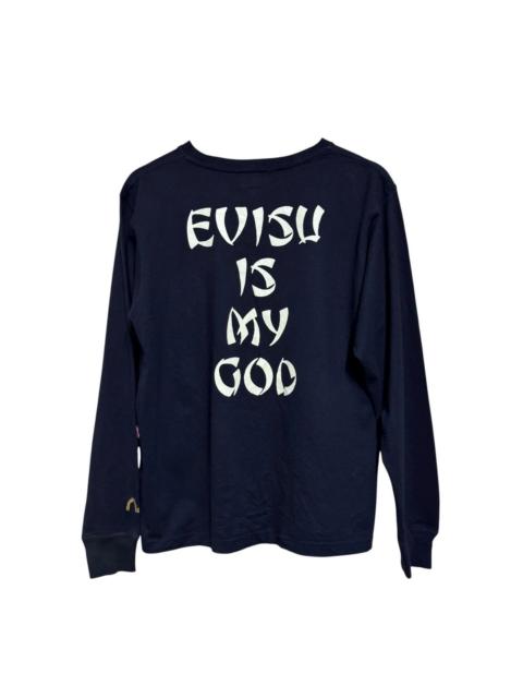 EVISU Evisu Longsleeve Shirt 'Evisu is My God'