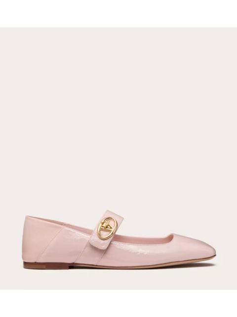 Valentino Valentino Mary Jane V-Logo Ballerina Flat