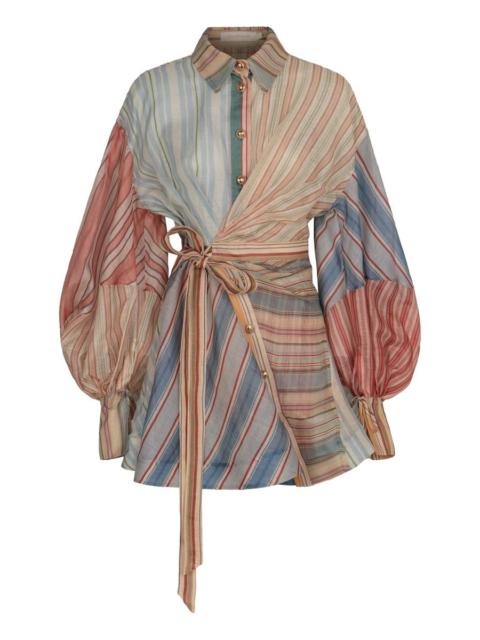 Zimmermann Zimmermann Striped Minidress Rebellion