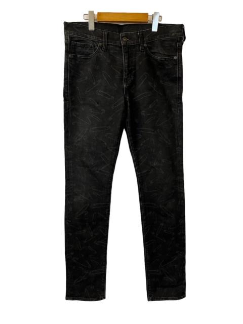 Hysteric Glamour JAPANESE BRAND FULL PRINT PINNED PUNK TROUSERS
