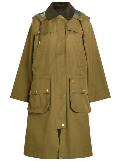 Barbour Barbour Bilsdale Detachable-hood Cotton-blend Coat