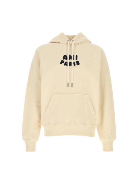CREAM COTTON SWEATSHIRT