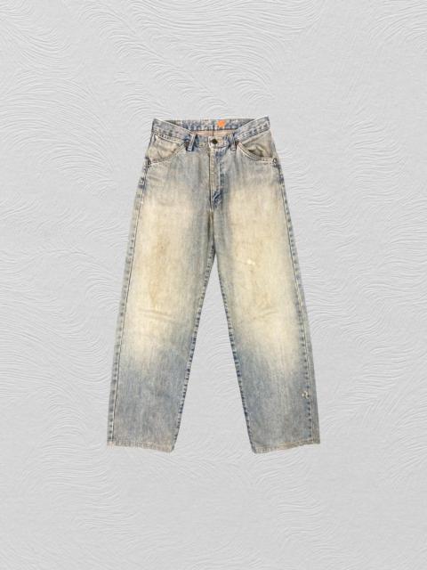 Other Designers Japanese Brand - Redline Dirty Used Blue Vintage Wrangler 28x30 Denim -JN1323