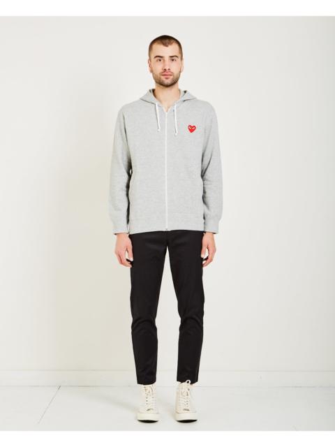 Comme des Garçons PLAY Red Heart Zip Hoodie