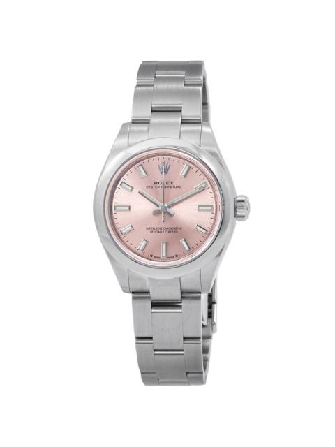 ROLEX Rolex Oyster Perpetual 28 Automatic Chronometer Pink Dial Ladies Watch 276200PSKO