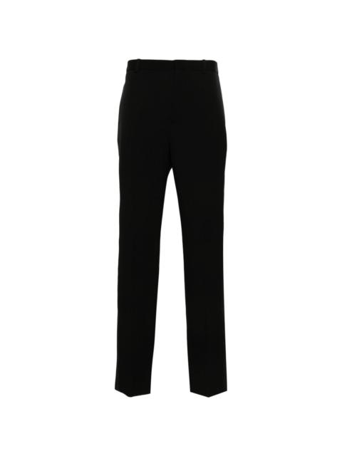 SAINT LAURENT wool straight-leg trousers