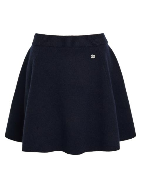 GANNI Ganni Wool and Cashmere-blend Mini Skirt