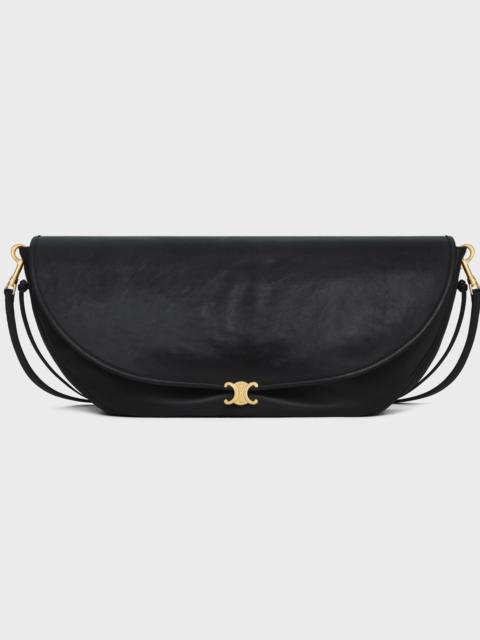 CELINE HALFMOON SOFT TRIOMPHE BAG IN SUPPLE SHINY LAMBSKIN