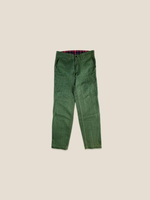 Other Designers Issey Miyake - Issey Miyake Zipped Leg Embroidered Pants