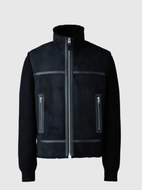 MACKAGE JONATHAN Mixed-media shearling jacket