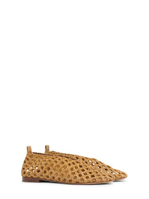 Mansur Gavriel Mansur Gavriel Open Weave Ballet Flat in Natural at Nordstrom