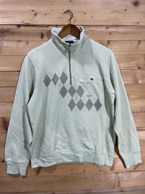 Yohji Yamamoto Vintage sacsny y'saccs half zipper sweatshirt