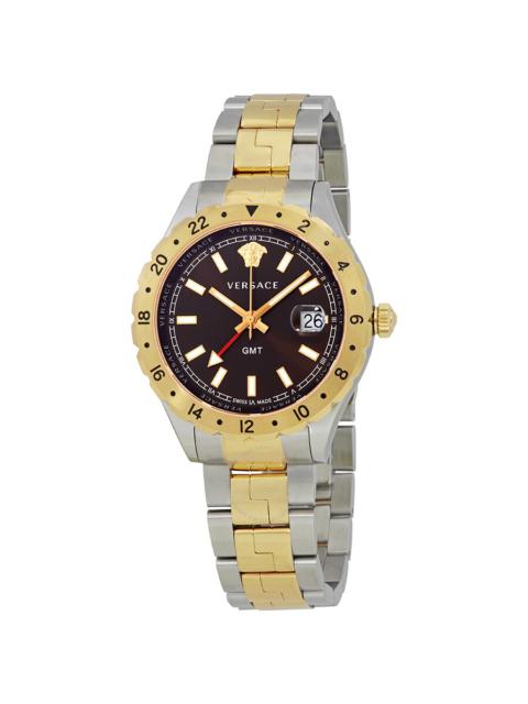 VERSACE Versace Hellenyium Brown Dial Two-tone Men's Watch V11040015