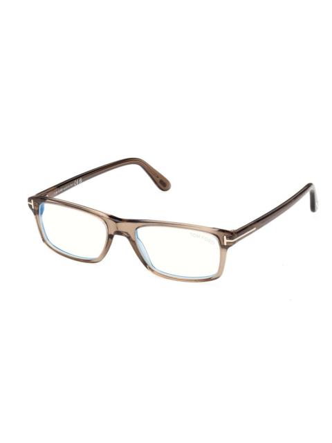 TOM FORD Tom Ford Blue Light Block Pilot Men's Eyeglasses FT6119-B 048 53