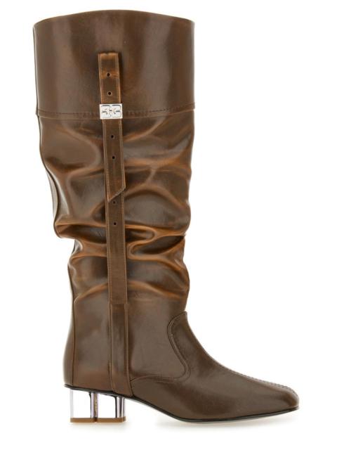 Ganni Women Slouchy Boot "Butterfly"