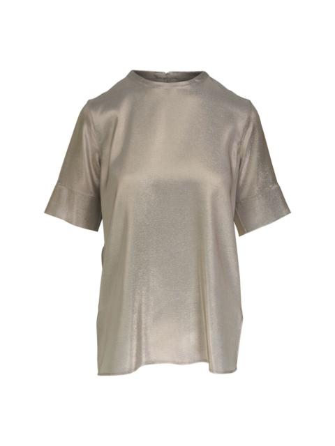 AKRIS lurex-detail T-shirt