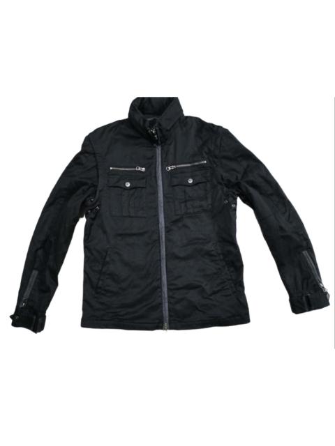 Japanese Brand - PPFM Rider Vest / Jacket Hidden Hoodie Tag Saiz M fit S
