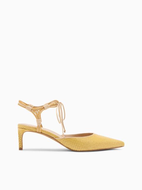 ULLA JOHNSON Aris Novel Strap Kitten Heel