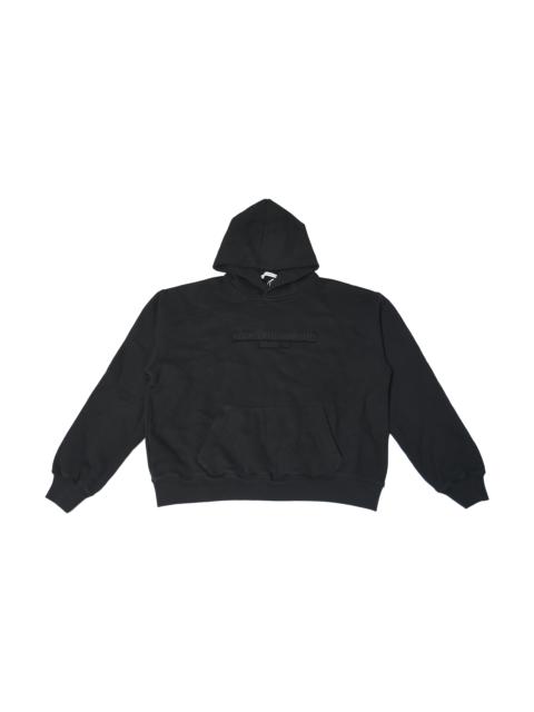Alexander Wang Alexander Wang Distressed Logo Hoodie Black