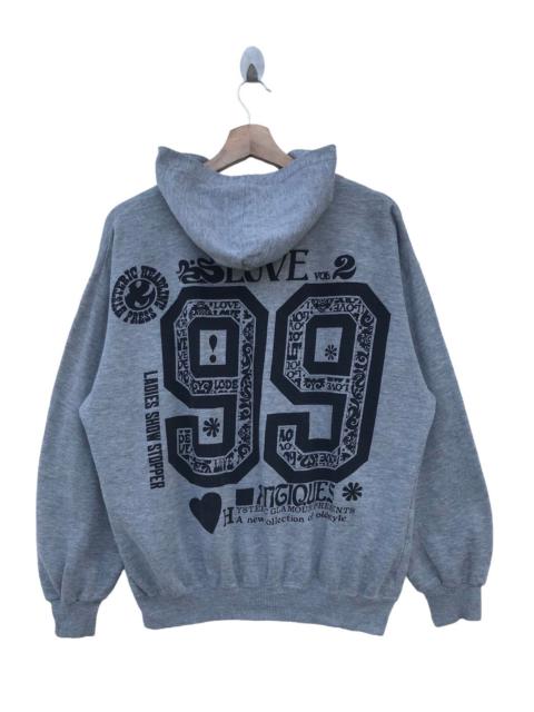 🔥NEED GONE🔥 Hystric Glamour Backhit Overprint Hoodie