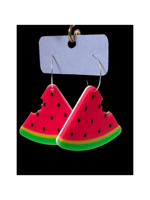 Glitter & Glam It - 🌺 Watermelon Acrylic Layered Earrings