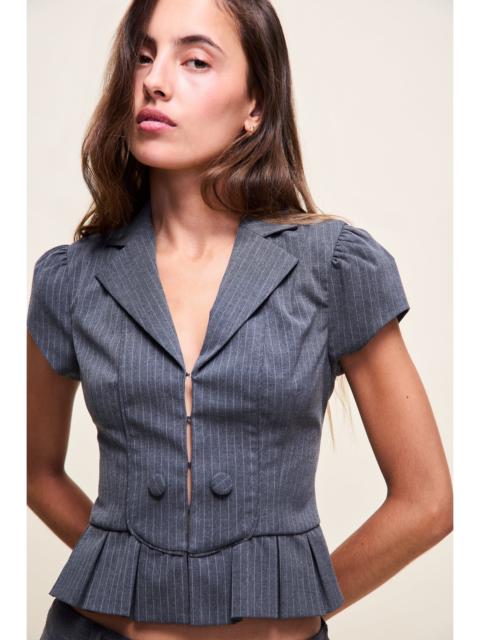 GUIZIO MOLLIE CAP SLEEVE BLAZER
