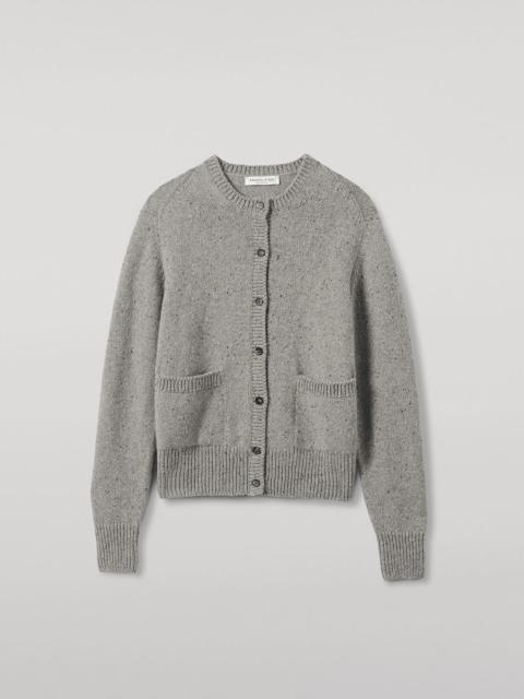 Johnstons of Elgin Donegal Cashmere Grey Cardigan