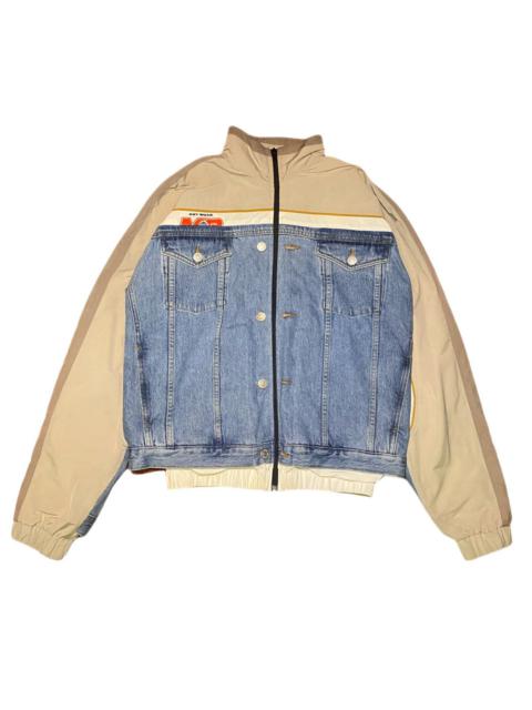 Hybrid denim / track jacket