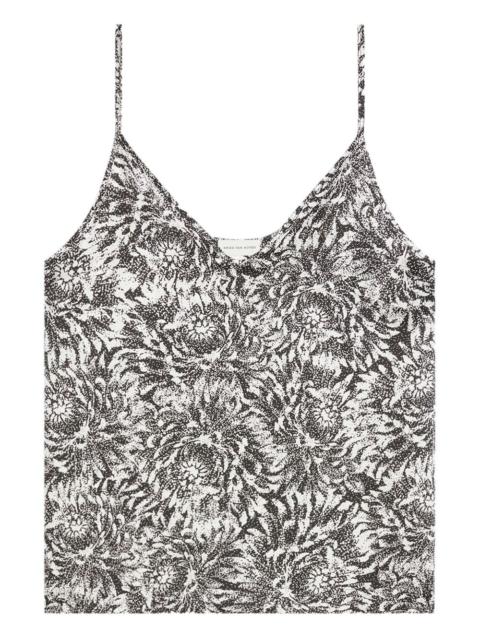 Dries Van Noten printed silk top
