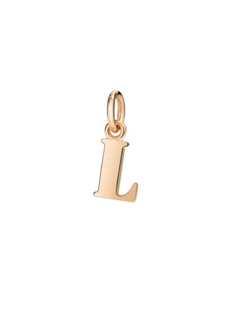 DoDo ROSE GOLD LETTER L CHARM