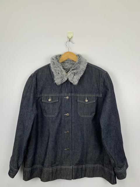 Other Designers Vintage - Vintage Japanese Brand Denim Sherpa Jacket