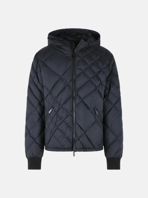 Burberry 'DOVERSGREEN' NYLON PUMINO WITH BLACK 'CHECK' STITCH