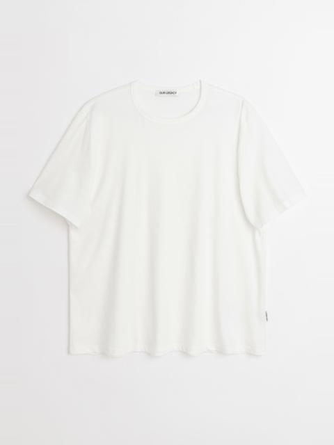 Our Legacy New Box T-Shirt White Clean Jersey