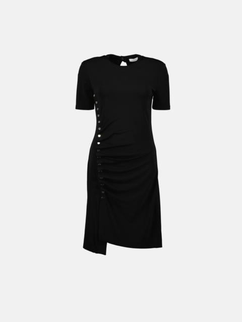rabanne Robe drapée noire
