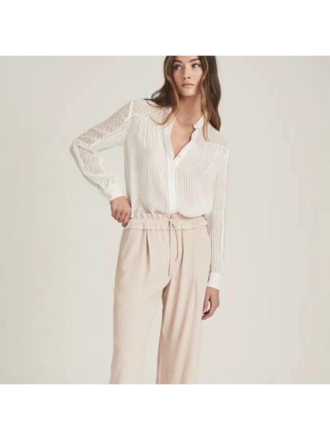 Other Designers New! Reiss Cora Semi Sheer Spot Detail
Blouse Sz 12 $275