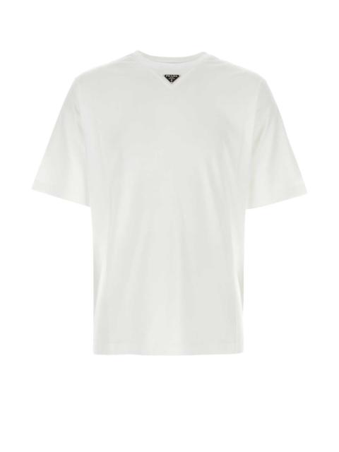 Prada Prada Men White Cotton T-Shirt