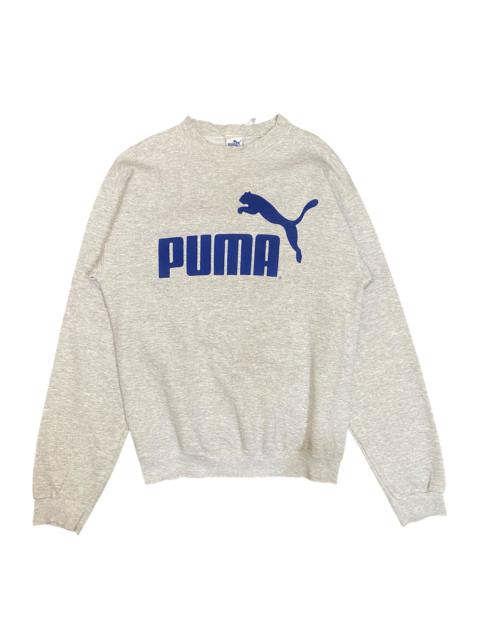 PUMA Vintage Puma Big Logo Thrashed Crewneck